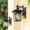 Cast Aluminium Outdoor Wall Light, IP23, E27, 29cm