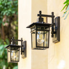 Cast Aluminium Outdoor Wall Light, IP23, E27, 29cm