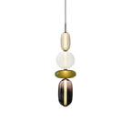 Hand-Blown Glass Pendant Light with Integrated LED, 880 lm