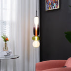 Hand-Blown Glass Pendant Light with Integrated LED, 880 lm