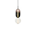 Hand-Blown Glass Pendant Light with Integrated LED, 880 lm