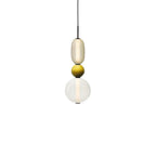 Hand-Blown Glass Pendant Light with Integrated LED, 880 lm