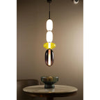 Hand-Blown Glass Pendant Light with Integrated LED, 880 lm