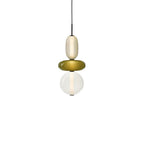 Hand-Blown Glass Pendant Light with Integrated LED, 880 lm