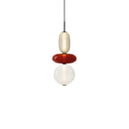 Hand-Blown Glass Pendant Light with Integrated LED, 880 lm