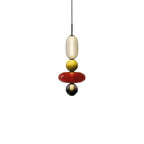 Hand-Blown Glass Pendant Light with Integrated LED, 880 lm