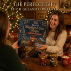 Highland Cow Advent Calendar with 24 Collectable Figures