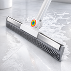 Floor Squeegee with Rubber Blade and TPE Brushes, 30 or 50 cm