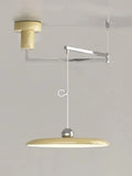 Adjustable Swing Arm Pendant Light in Metal, 40 cm Shade