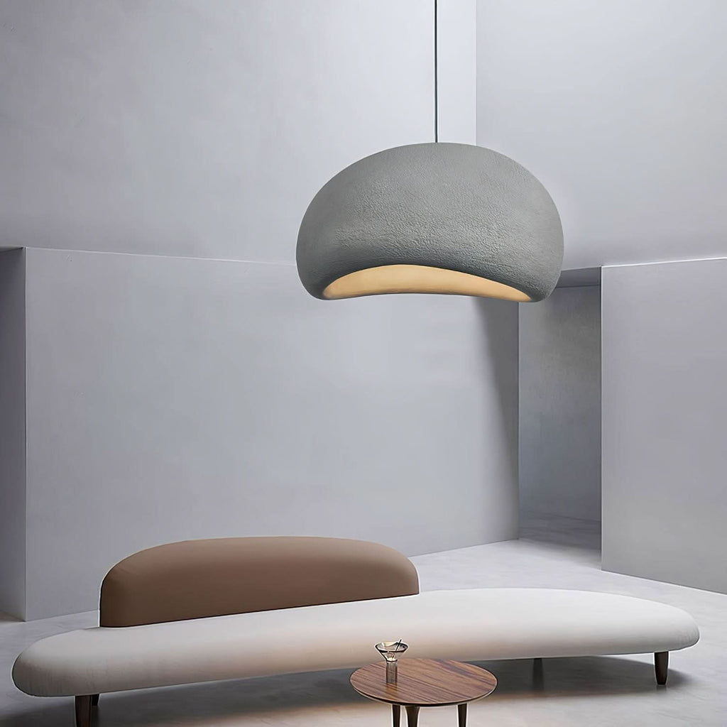 Dimmable Minimalist Pendant Light, 30-50cm, White or Grey