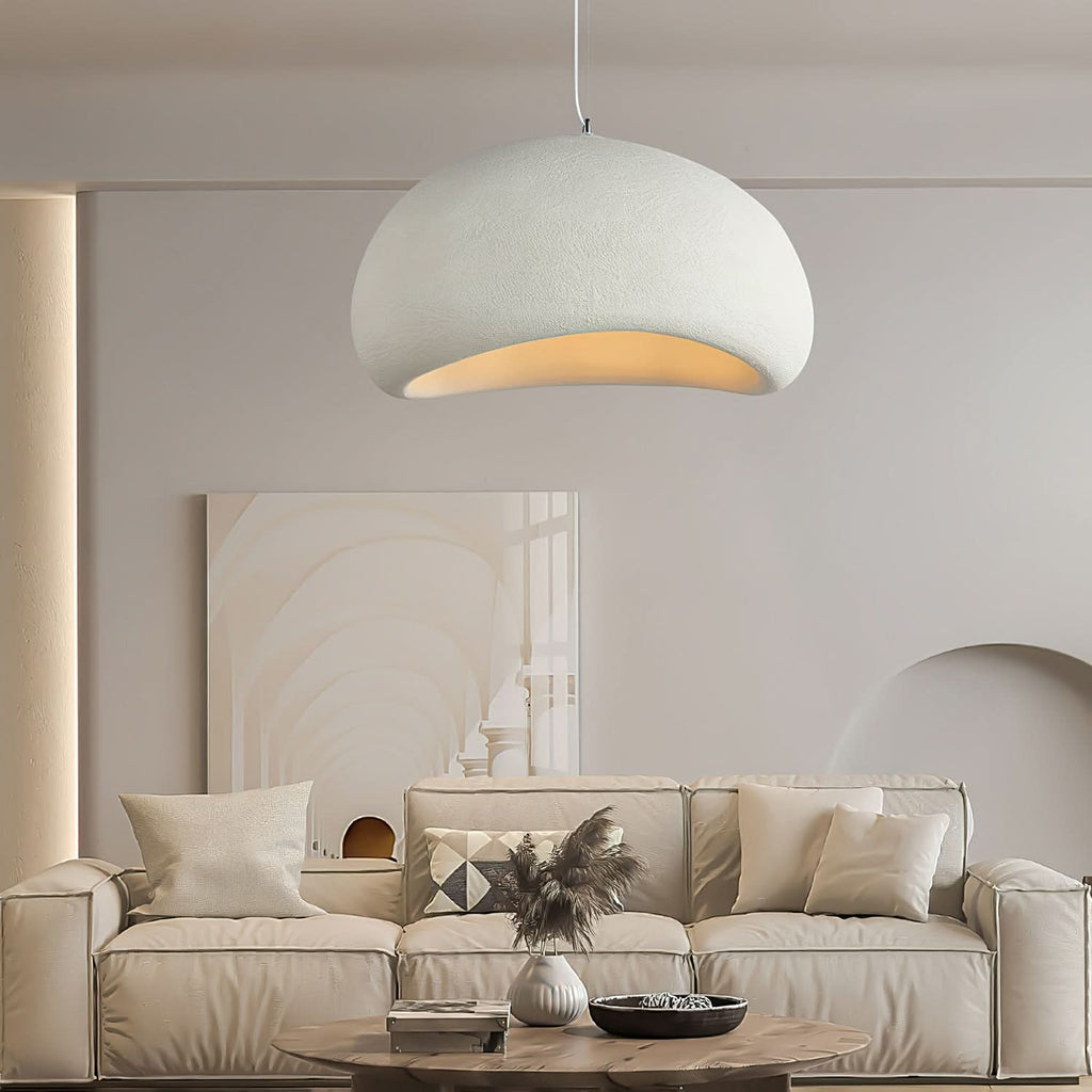 Dimmable Minimalist Pendant Light, 30-50cm, White or Grey