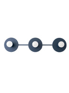 Minimalist 3-Light Wall Light, 55.9cm Wide, Eight Colours