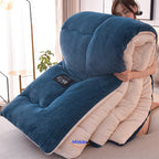 Weighted Blanket with Wool Filling and Velvet Cover