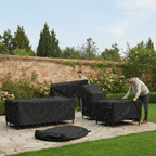 Waterproof Polyester Garden Furniture Cover, UV-Resistant