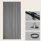 Magnetic Folding Shower Screen, Waterproof PVC Divider