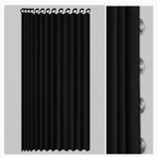Magnetic Folding Shower Screen, Waterproof PVC Divider