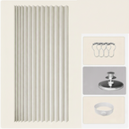 Magnetic Folding Shower Screen, Waterproof PVC Divider