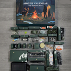 Advent Calendar with 24 Outdoor Tools for Camping and DIY