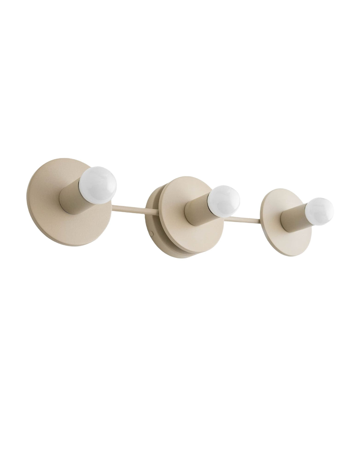 Minimalist 3-Light Wall Light, 55.9cm Wide, Eight Colours