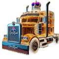 Truck-Shaped Glass Decanter 380 ml for Whisky and Spirits