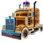 Truck-Shaped Glass Decanter 380 ml for Whisky and Spirits