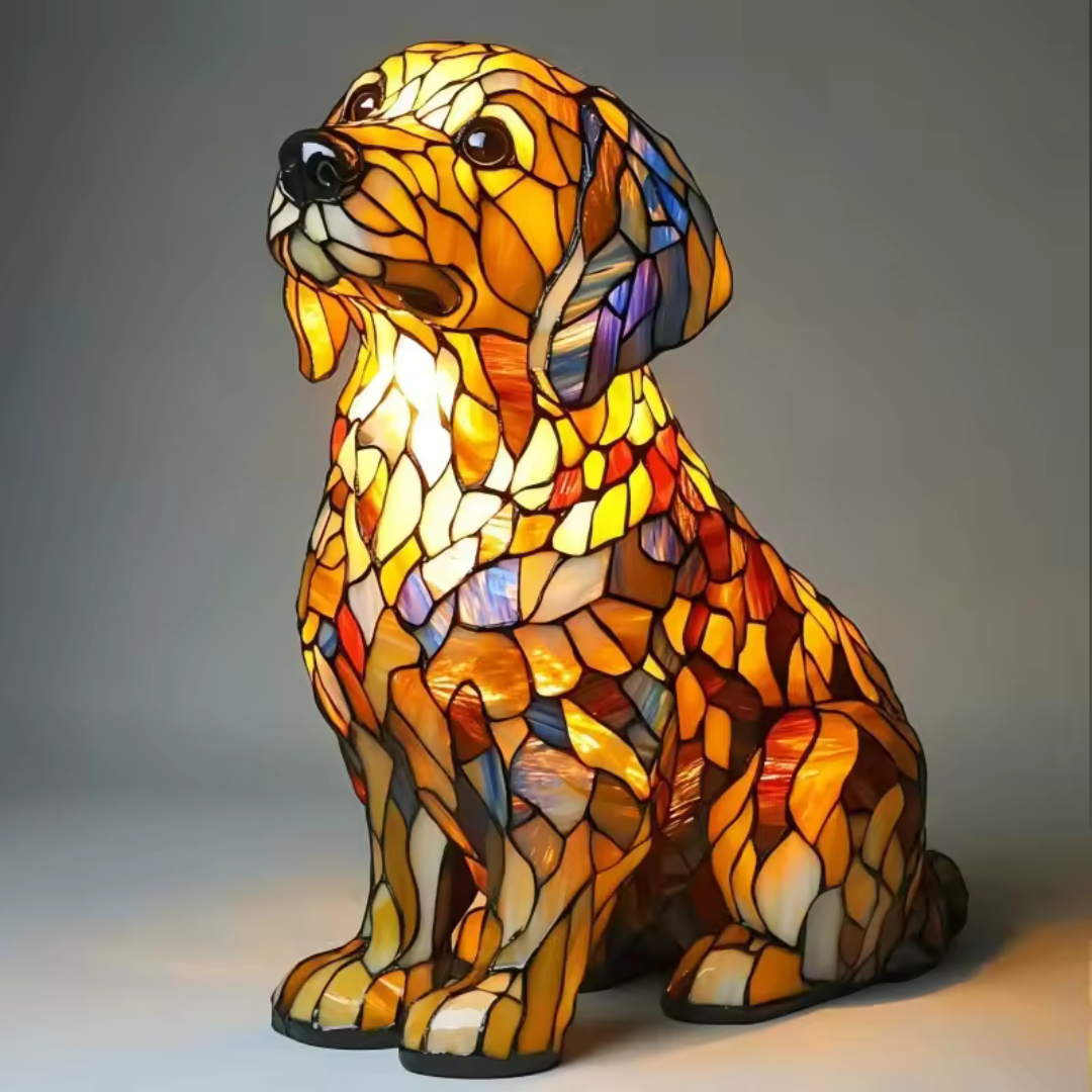 Dog Silhouette Decorative Lamp, USB or Battery, Seven Breeds