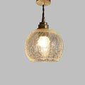 Clear Cut Glass Pendant Light, Scandinavian Retro Style, E27