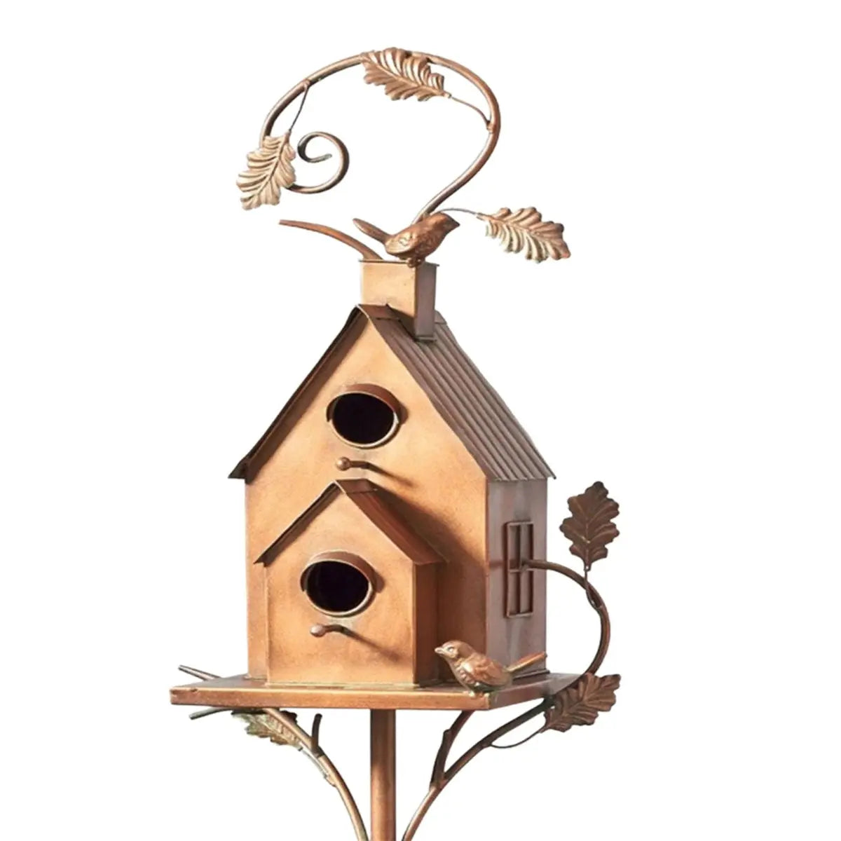 Metal Bird House Garden Stake, Vintage Style, Five Designs