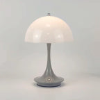 Cordless Rechargeable LED Table Lamp in Metal and Glass