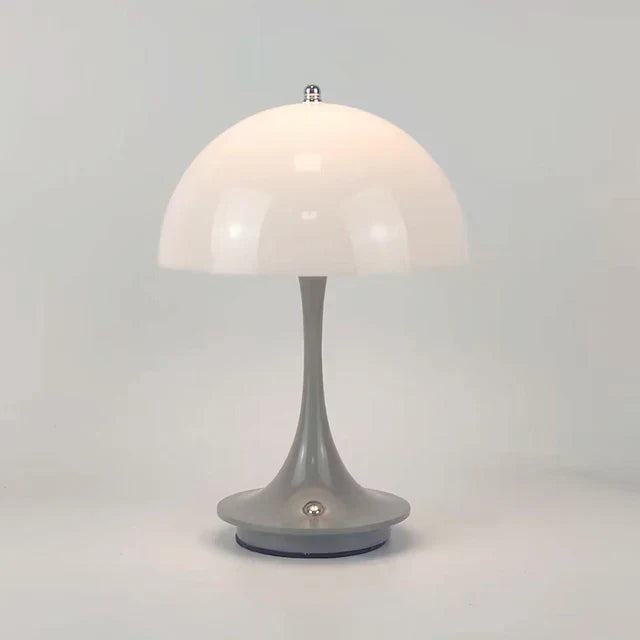 Cordless LED Table Lamp in Metal and Glass, Warm White