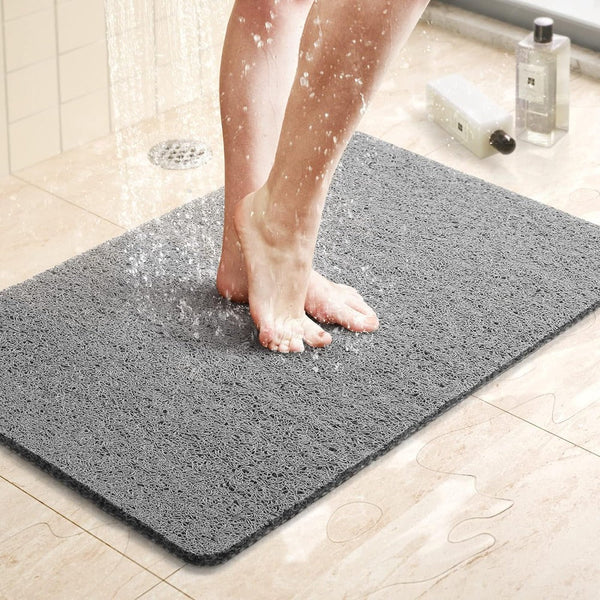 Non-Slip Shower Mat with Drainage Texture, Quick Drying
