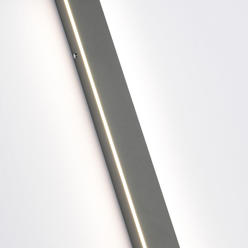 Linear LED Outdoor Wall Light, IP65, 30-200cm, Black or Grey