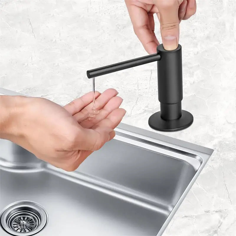 Built-In Soap Dispenser with Brass Pump, 500ml Under-Counter