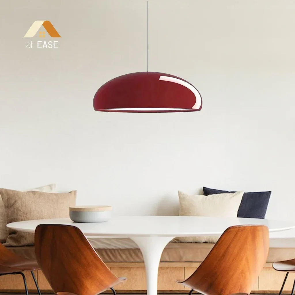 Metal Dome Pendant Light, 35 cm, Five Colour Finishes