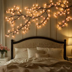 LED Cherry Blossom Branch 160cm with 72 Pink and Warm Lights