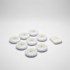 Battery LED Under-Cabinet Spotlights, Set of 3, Dimmable