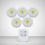 Battery LED Under-Cabinet Spotlights, Set of 3, Dimmable