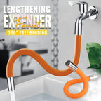 Flexible 360 Degree Tap Extender with Double Swivel Joint