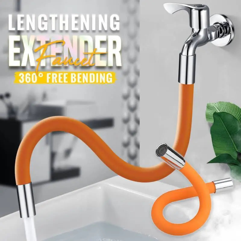 Flexible 360 Degree Tap Extender with Double Swivel Joint