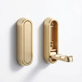 Folding Wall Hook in Zinc Alloy, 18kg, Brushed Gold or Black