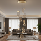 Waterfall Chandelier with Dimmable LED, 6 to 28 Lights