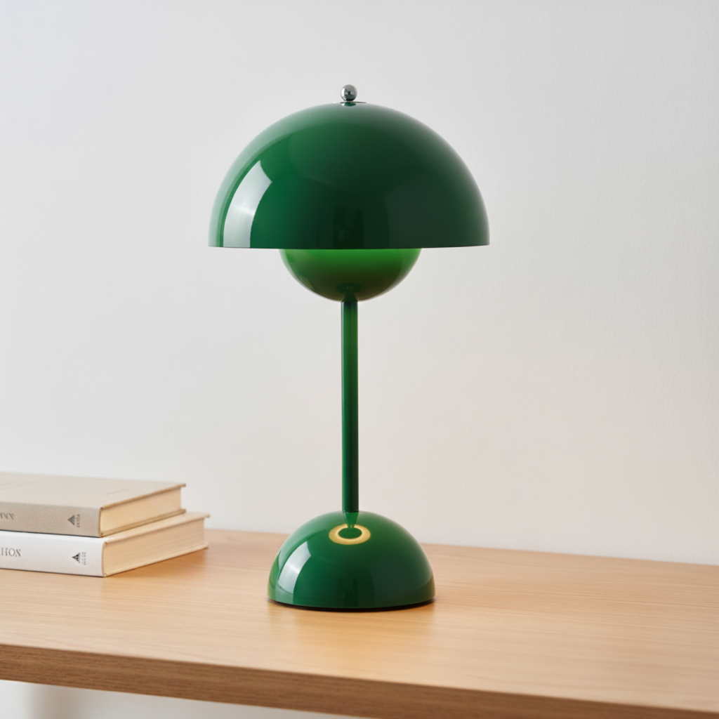 Scandinavian Table Lamp with Dimmable Warm Light, Five Colours