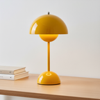 Scandinavian Table Lamp with Dimmable Warm Light, Five Colours