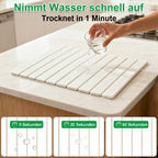 Diatomaceous Earth Draining Mat 40 x 30cm, Fast Drying