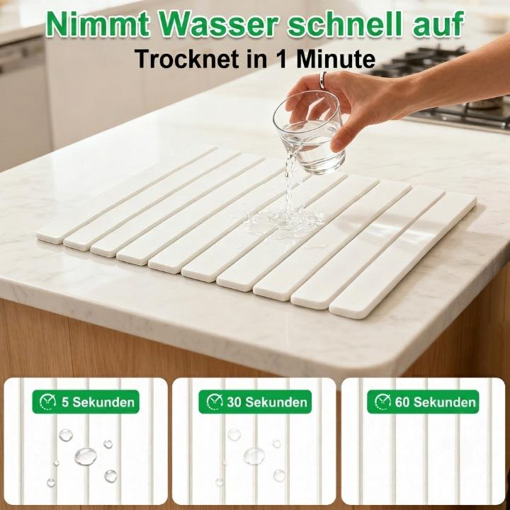 Diatomaceous Earth Draining Mat 40 x 30cm, Fast Drying