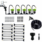 20m Garden Misting System with 20 Adjustable Copper Nozzles