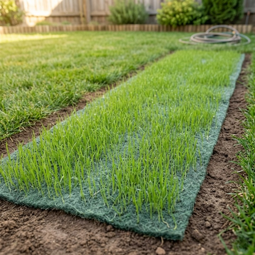 Biodegradable Grass Seed Mat, 300 x 20cm, 2 Pack