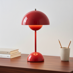 Scandinavian Table Lamp with Dimmable Warm Light, Five Colours