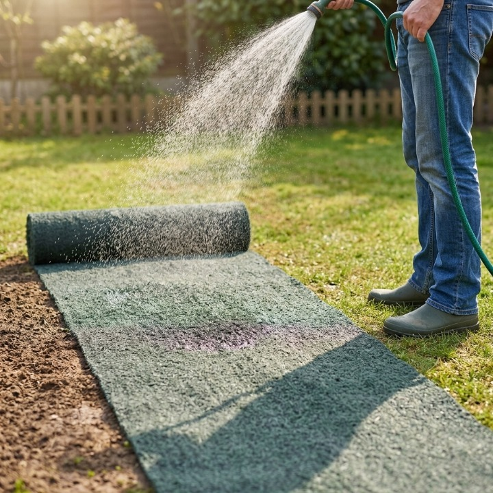 Biodegradable Grass Seed Mat, 300 x 20cm, 2 Pack