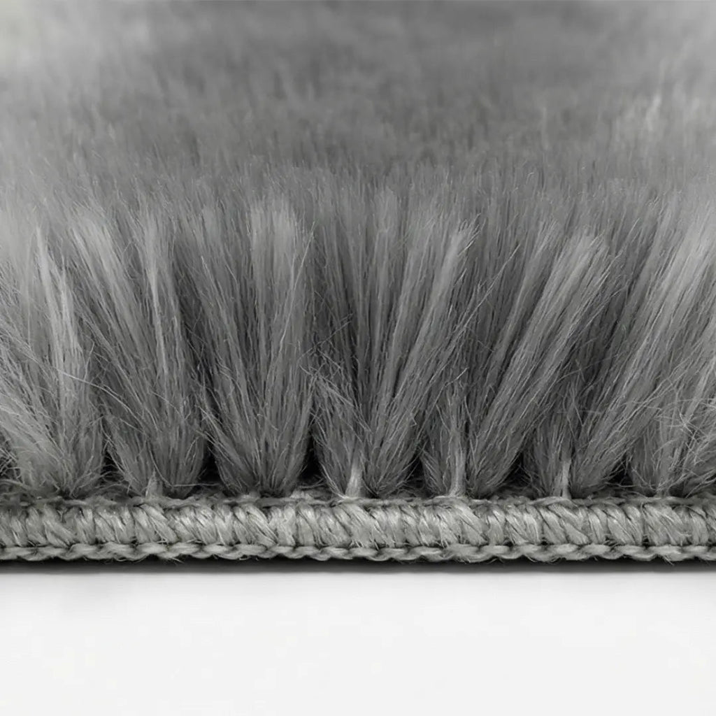 Ombre Shaggy Plush Rug, 4 cm Pile, Non-Slip Felt Backing